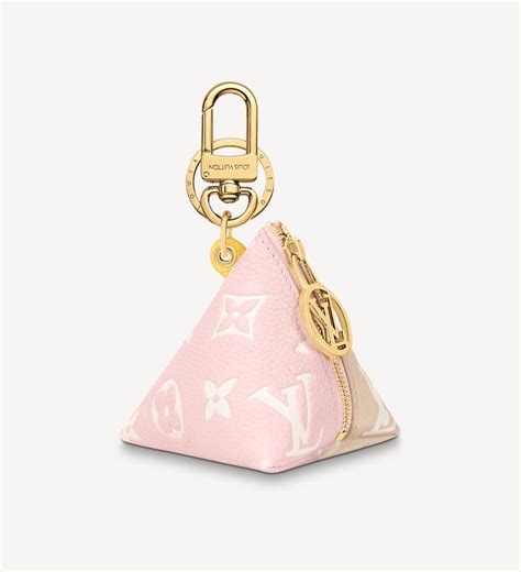 LOUIS VUITTON Monogram Berlingot Key Holder Fuchsia